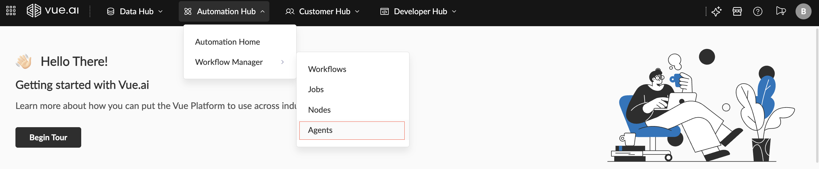 Navigation to Agents